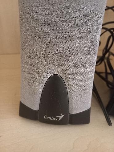 kalonka mikrofon: Genius masaüstü kompüter akustik sistemi – 2.0 dinamiklər - Brend — 2