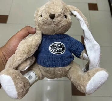 ВАЗ (ЛАДА): Məhsul: Yumşaq oyuncaqlar (2 model) - Ayıcık model: Ağ, tüklü peluş — 5