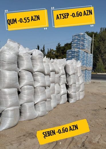 Песок: Qum,şeben aççepin satışı — 1