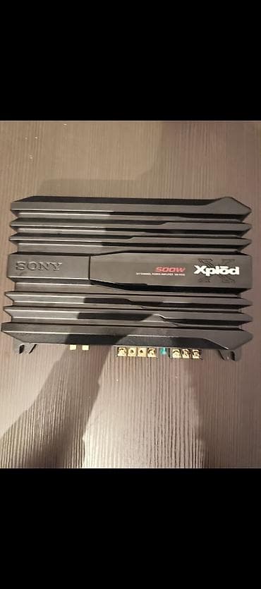 ceşka disk: Sony Xplod avtomobil gücləndiricisi (amp) Əla vəzyətdə 500 wat 4 — 1
