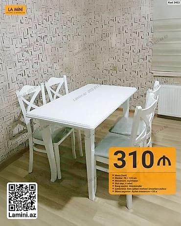 Masa Dəsti – Kod: 3433 - Ölçülər: 70 × 120 sm - Mexanizm: Açılmayan lalafo.az -da Masa Dəsti – Kod: 3433 - Ölçülər: 70 × 120 sm - Mexanizm: Açılmayan