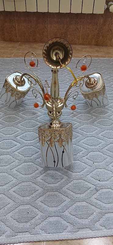 bezekli adlar: Çılçıraq, 3 lampa, Metal — 3