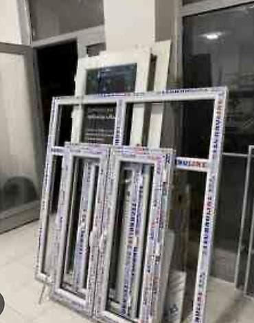 plastik qapı və pəncərələr: İşlənmiş PVC pəncərə və qapılar - PVC profillərdən hazırlanmış — 2
