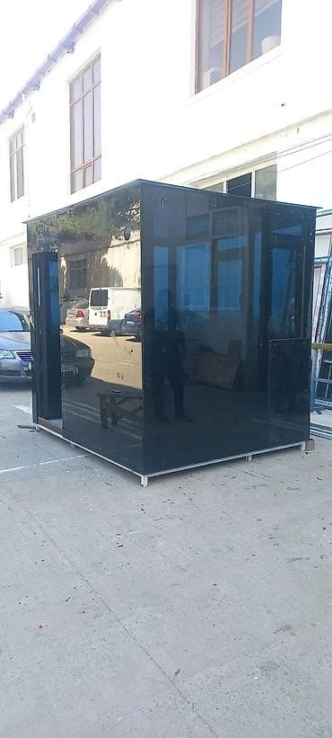 Butkalar, köşklar: MÜHAFİZƏ BUTKALARI. QARA ŞÜŞƏLİ =155×155 2500 MAN. 155X200= 2950 — 10