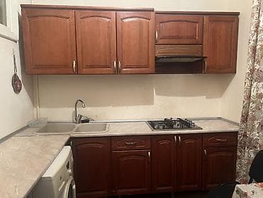 Mətbəx mebeli dəsti - Material: ağac fakturalı MDF/LDSP fasadlar