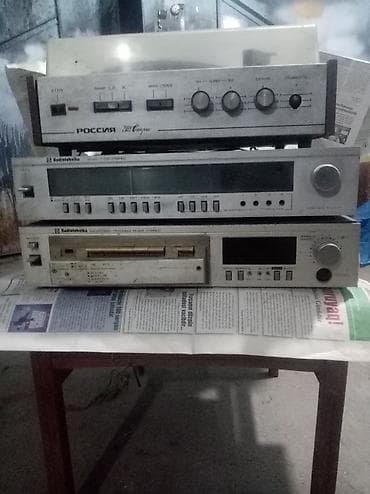 elektrikli velosibed: Məhsul: Sovet dövrü audio komponentləri və klassik velosiped 1) Audio — 1