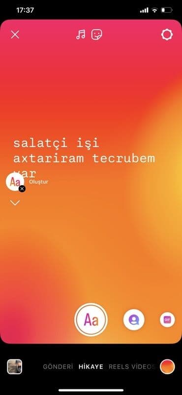 aşbaz köməkçisi işi: Salatçı, Təcrübəli — 1