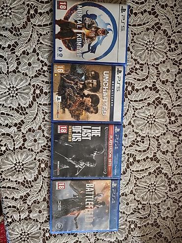 sony televizorlar: PlayStation 5 slim, 2 ədəd pult və 4 ədəd oyun ilə birgə, təcili pul — 2