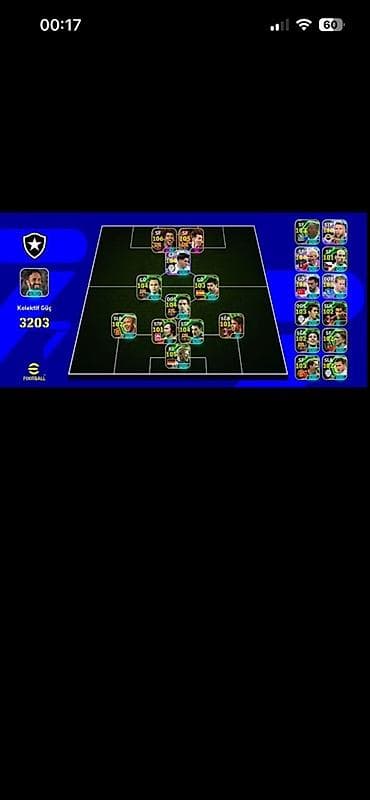 dyson ucuz: EFootball mobil oyunu üçün hazır hesab/squad satışı YouTube hesabıyla — 1
