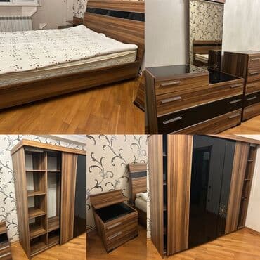 İkinəfərlik çarpayı, Komod, İşlənmiş