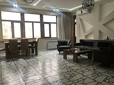 ev menzil: Geniş və işıqlı studiya tipli mənzil. Böyük pəncərələrə malik salonla — 1