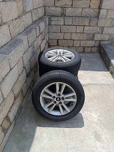 işlənmiş təkərlər 16: Disk təkər Hyundai 215 / 60 / R 16, 5 Boltlu — 2