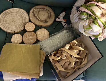 arı pətəyi şəkilləri: Dekorativ gül və aksesuar dəsti - Süni gül buketləri və ya — 9