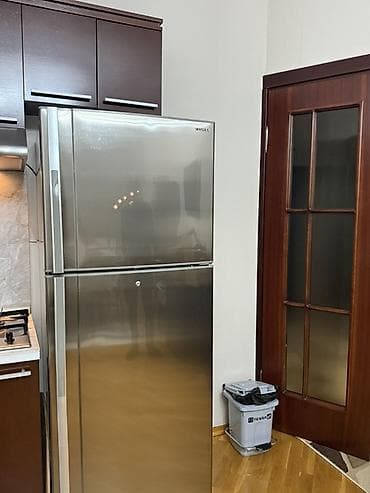 ev soyudan: 2 qapılı Toshiba Soyuducu Satılır, rəng - Gümüşü — 1
