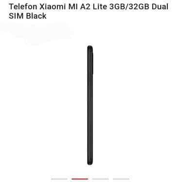 islenmis plansetler: Xiaomi Mi A2 Lite, 64 ГБ, цвет - Черный, 
 Отпечаток пальца — 3