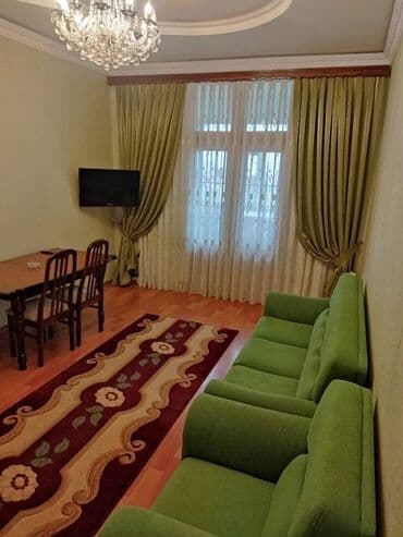 kirayə restoran: Nəsimi heykəli yaxınlığında, 4/4 mərtəbə, tam əşyalı iki otaqlı mənzil — 1