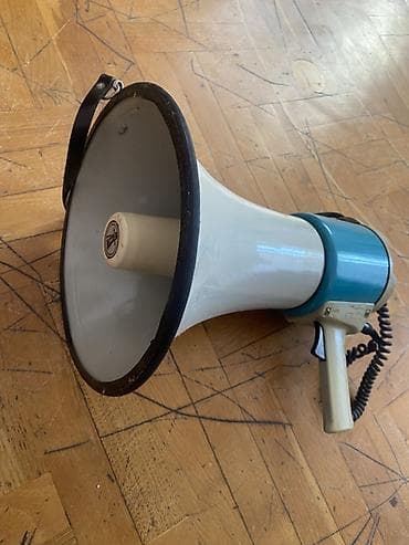 Audio: Məhsul: Portativ meqafon (əl mikrofonlu) ÇOX TƏCİLİ SATILIR!!! — 1