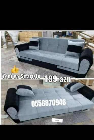 metbex ucun divan: Divan, Qonaq otağı üçün, Parça, Bazalı, Açılan — 25