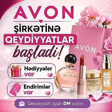 AVON şirkətinə qeydiyyat kampaniyası - Qeydiyyatlar başladı – brendin — 1