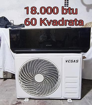 kondisaner islenmis: 4 ayin KONDISIONER Vegas 60 Kvadrata 18.000 btu. Frion R 410 — 1