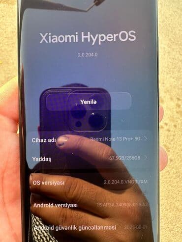samsung galaxy qiymeti: Redmi smartfon – 5G dəstəyi ilə Xüsusiyyətlər:qutu var adapter var — 6