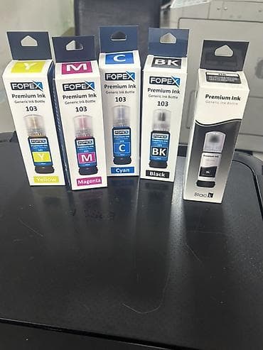 Услуги по строительству и ремонту: FOPEX Premium Ink və Refill Ink – 103 seriyalı doldurulan mürəkkəb — 1