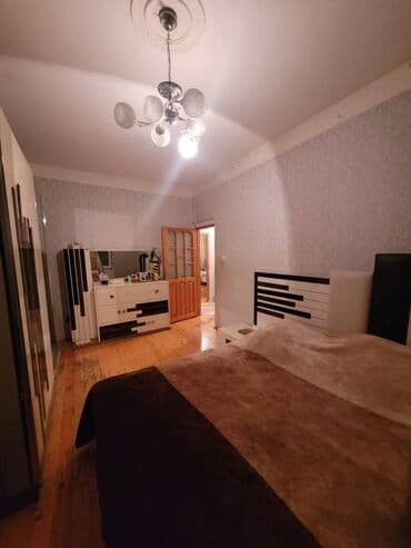 kiraye evler 9 cu mkr: Bakı, 3 otaqlı, Köhnə tikili, m. Xalqlar Dostluğu, 75 kv. m — 4