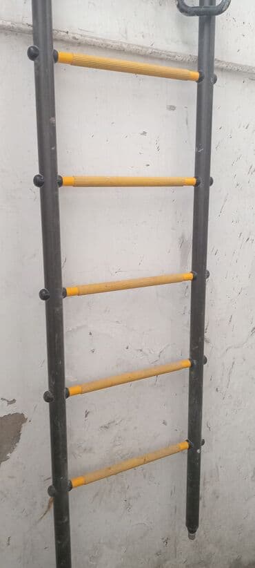 Divar tipli idman kompleksi – turnik və şved divarı - Material: metal