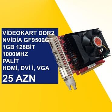 Блоки питания: Videokartlar ⭐Videokart AMD GV-RX30HM 128MB 64bit 400Mhz Gigabyte DVİ — 6