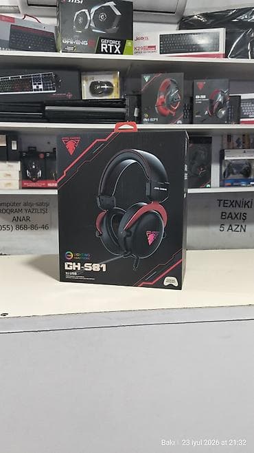 k 55: Jedel Gaming GH-581 oyun qulaqlığı - Bağlantı: USB 2.0 (7.1 virtual — 3