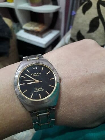 elektron saat oyrənmək: İşlənmiş, Qol saatı, Omax, rəng - Boz — 1