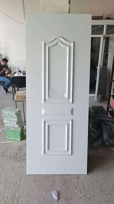 qapi demir: PVC otaq qapısı – klassik panelli dizayn - Material: PVC (plastik) — 2