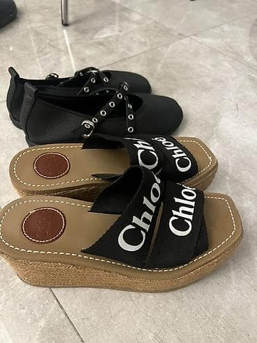 sendel: Qadın ayaqqabıları – 2 model bir yerdə 1) Platformalı sandal: - Brend — 1
