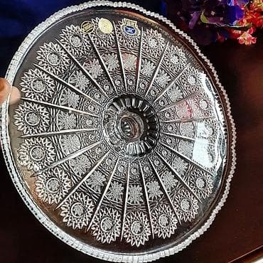 moyka metbext: Tort qabi 31 sm ayaqli Bohemia firmasi çex xrustal — 2