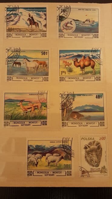 Статуэтки: Старинные марки разных стран мира(спорт,флора,фауна,транспорт и т.д.) — 10