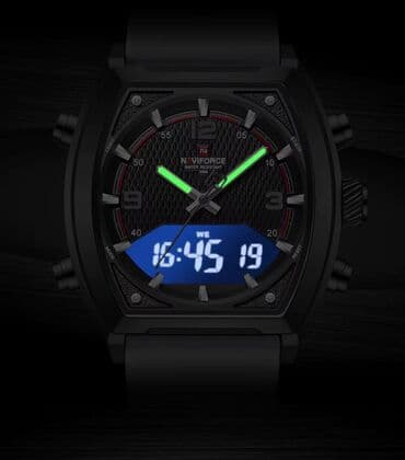 fosfor tesbeh: Yeni, Qol saatı, NaviForce, rəng - Qara — 3