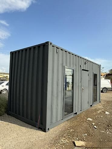 vaqonlarin satisi: Metal konteynerdən çevrilmiş hazır modul otaq/ofis. Xüsusiyyətlər: - — 2