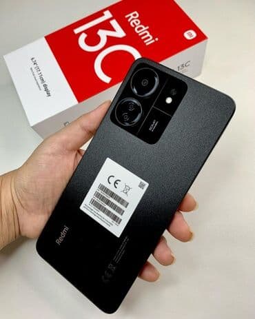 Redmi 13C, 128 GB, rəng - Qara, Barmaq izi