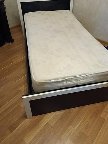 krafatlar: Təknəfərlik çarpayı, Matras ilə, Siyirməsiz — 3