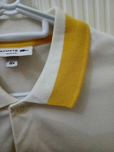 ag cins: Polo köynək, Lacoste, M, rəng - Ağ — 4