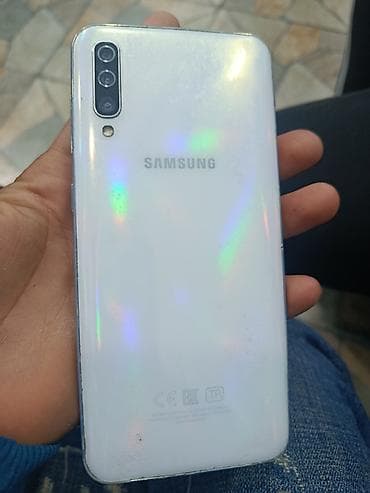 ekran a50: Samsung Galaxy A50, rəng - Ağ, Barmaq izi — 4
