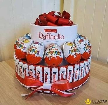 bayram papağı: Məhsul: Chupa Chups və Kinder konfet hədiyyə kompozisiyaları Təsvir: - — 10