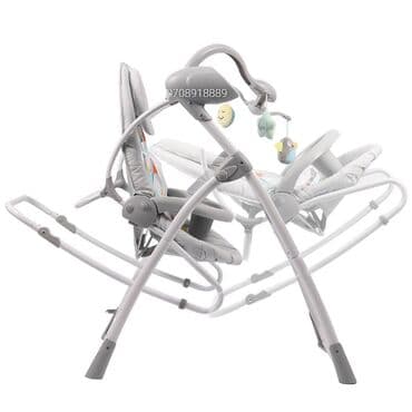 qidalandırmaq üçün uşaq stul yelləncək: ✨ Elektrikli Yelləncək Maribel Deluxe 2in1 ✨ 👶 Körpəniz üçün rahatlıq — 5