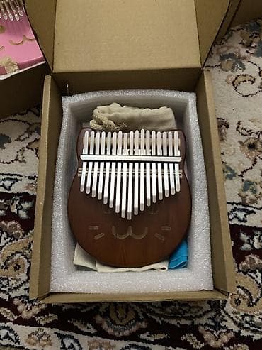 kalimba: Kalimba. Əla vəziyyətdə, yeni Pişik formalı yüksək keyfiyyətli — 6