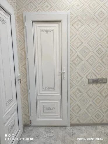 kreditle otaq qapilari: Yeni Plastik qapı Zamok ilə, Zəmanətli, Pulsuz quraşdırma, Ödənişli çatdırılma, Rayonlara çatdırılma, Pulsuz çatdırılma — 20