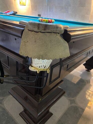 купить стол для бильярда: Bilardo stol dəsti – tam komplekt - Peşəkar ölçülü bilardo stolu — 7
