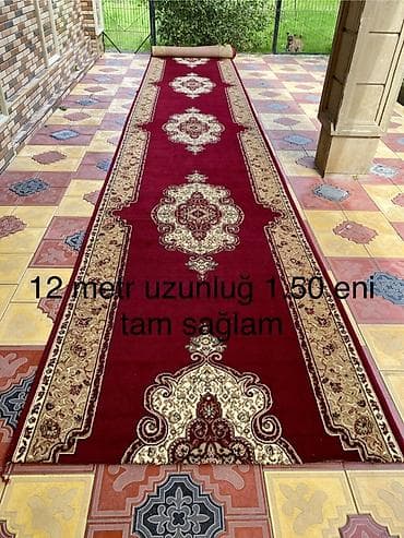 12 metr uzunu 1.50 eni tam sağlam daruşqa qəti defekti yoxdu vatsapda