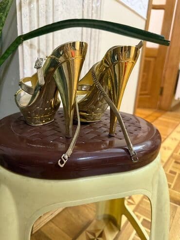 ysl libre qiymeti: Ölçü: 38, rəng - Qızılı, İşlənmiş — 3