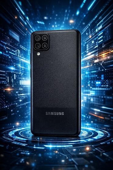 Məişət texnikası: Samsung Galaxy A12, 64 GB, rəng - Qara, İki sim kartlı — 2