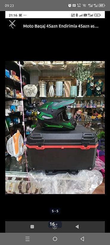 moto 50 cc: Off-road. Kross motosiklet və Velosiped dəbilqələri üçün açkilər — 5